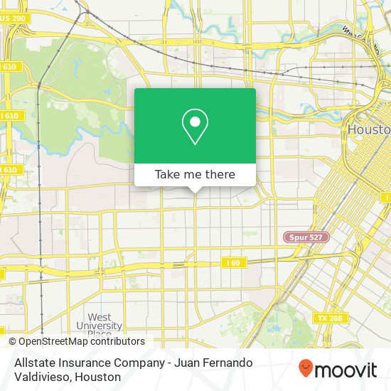 Allstate Insurance Company - Juan Fernando Valdivieso map