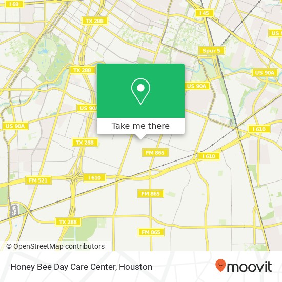 Mapa de Honey Bee Day Care Center