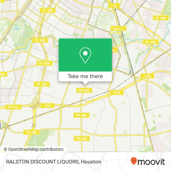 RALSTON DISCOUNT LIQUORS map