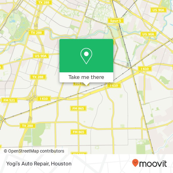 Mapa de Yogi's Auto Repair