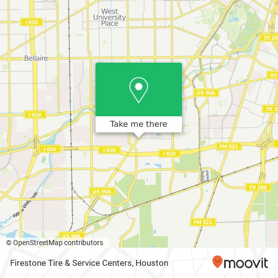 Firestone Tire & Service Centers map