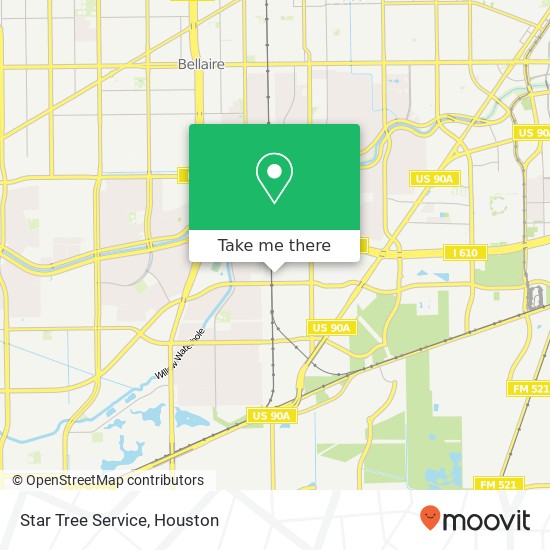 Star Tree Service map