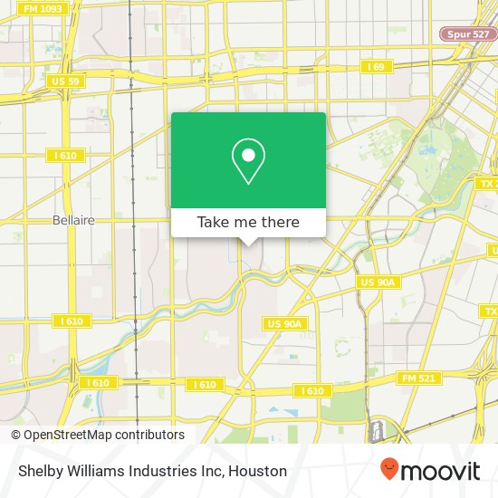 Shelby Williams Industries Inc map