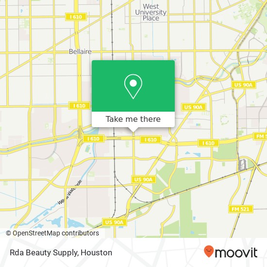 Rda Beauty Supply map