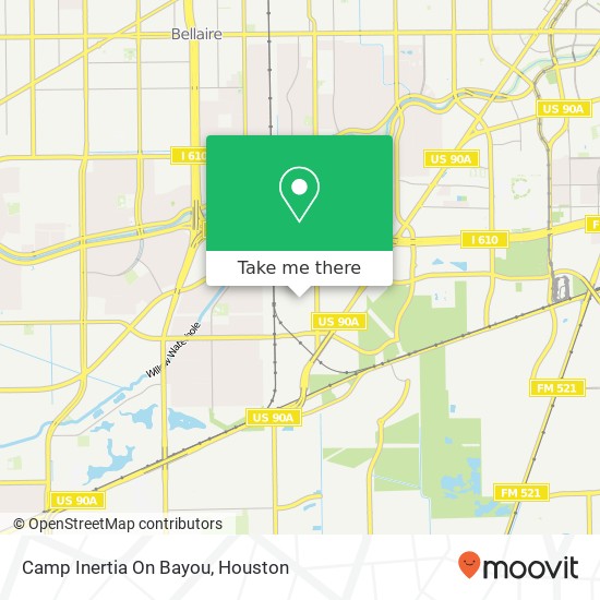 Camp Inertia On Bayou map