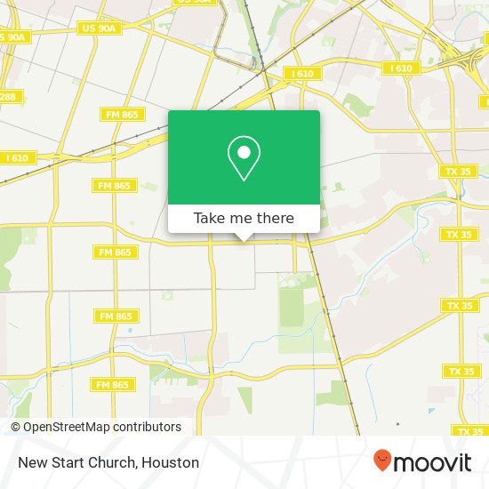 Mapa de New Start Church