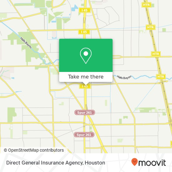 Mapa de Direct General Insurance Agency