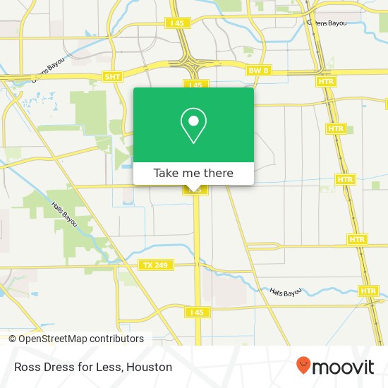 Ross Dress for Less map