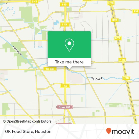 Mapa de OK Food Store