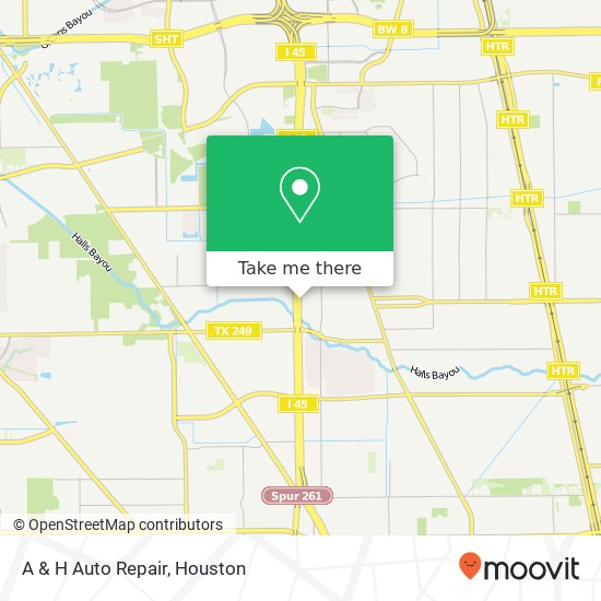 A & H Auto Repair map