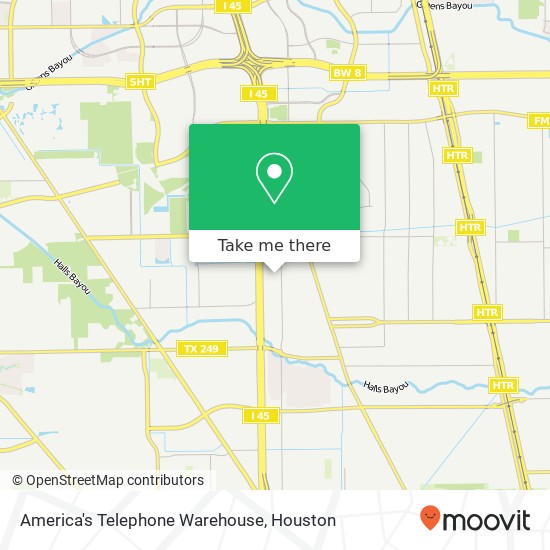 Mapa de America's Telephone Warehouse