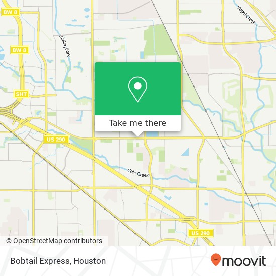 Bobtail Express map