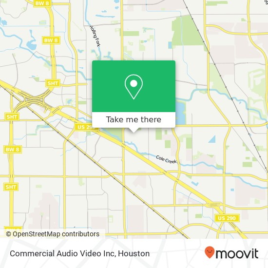 Commercial Audio Video Inc map