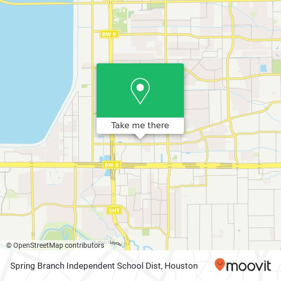 Spring Branch Independent School Dist map