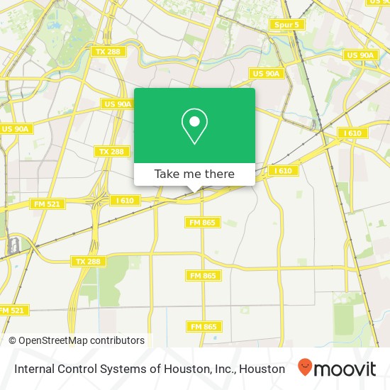 Internal Control Systems of Houston, Inc. map