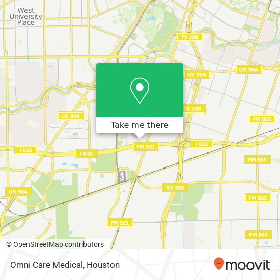 Mapa de Omni Care Medical