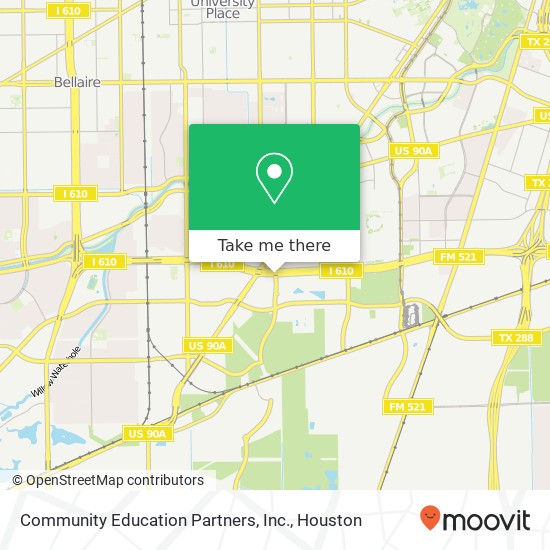 Mapa de Community Education Partners, Inc.