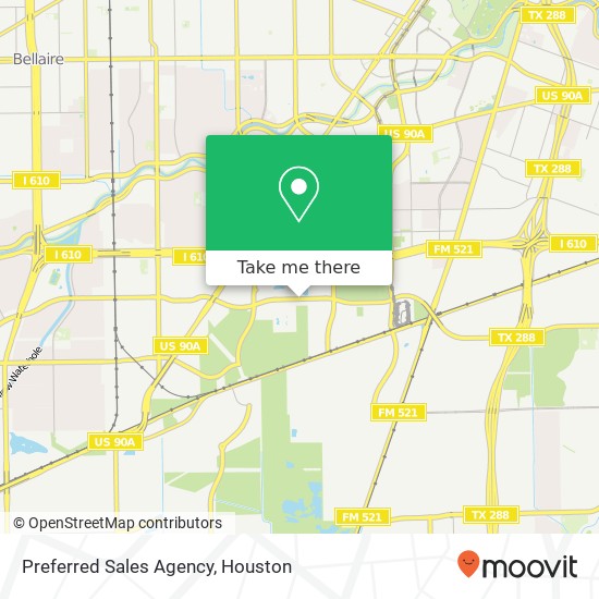 Mapa de Preferred Sales Agency