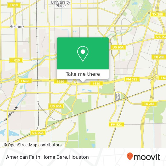 Mapa de American Faith Home Care