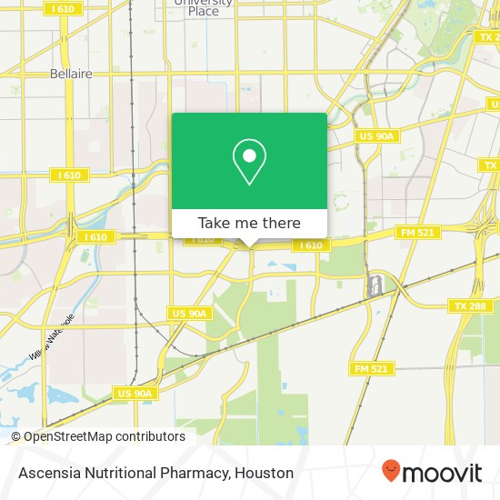 Mapa de Ascensia Nutritional Pharmacy