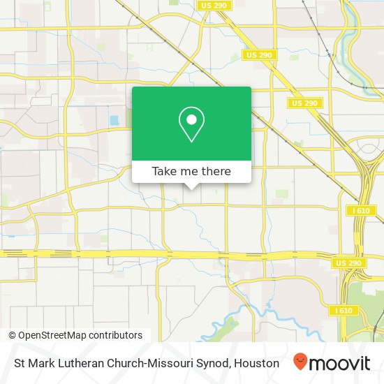 St Mark Lutheran Church-Missouri Synod map