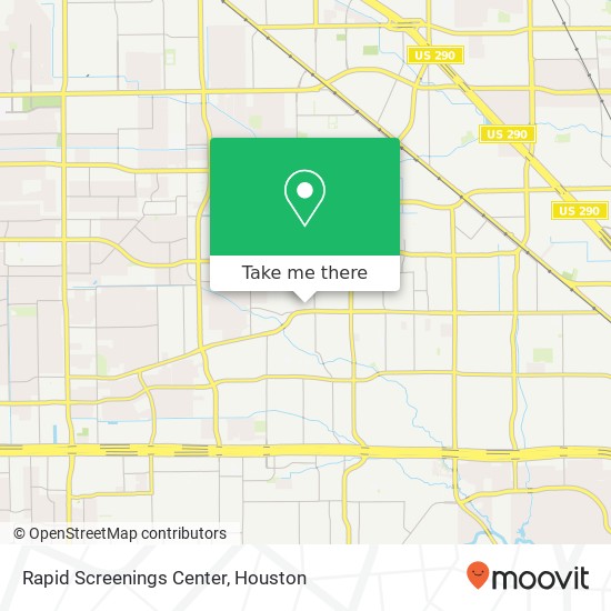 Mapa de Rapid Screenings Center