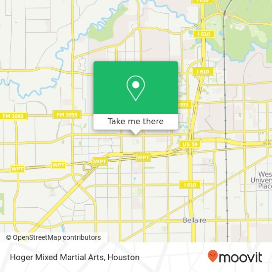 Hoger Mixed Martial Arts map