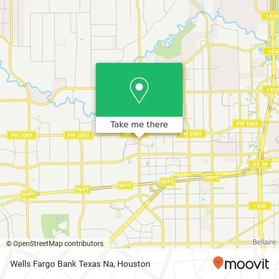 Wells Fargo Bank Texas Na map