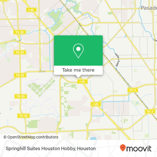 Springhill Suites Houston Hobby map