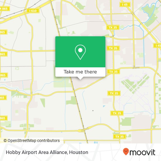 Mapa de Hobby Airport Area Alliance