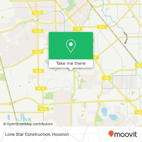 Mapa de Lone Star Construction