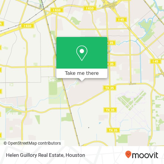 Helen Guillory Real Estate map