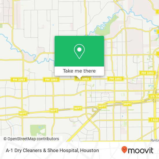 A-1 Dry Cleaners & Shoe Hospital map