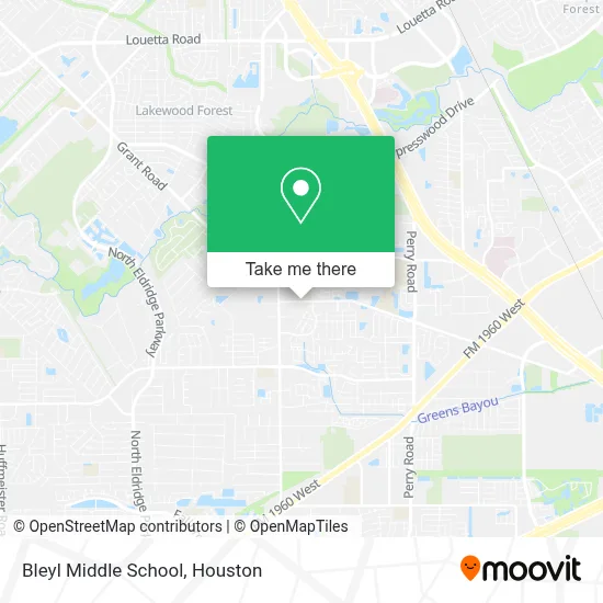 Bleyl Middle School map