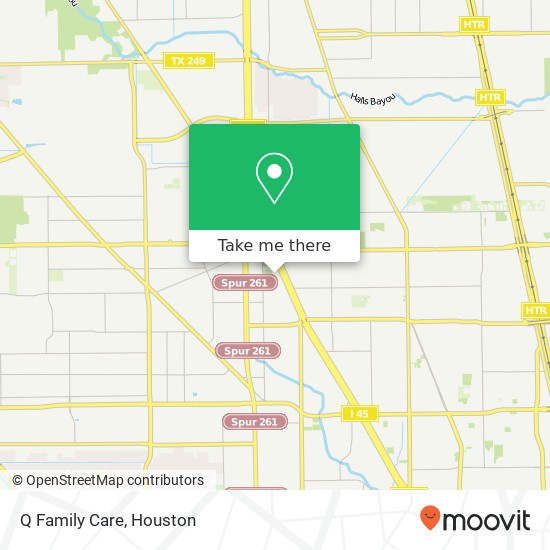 Q Family Care map