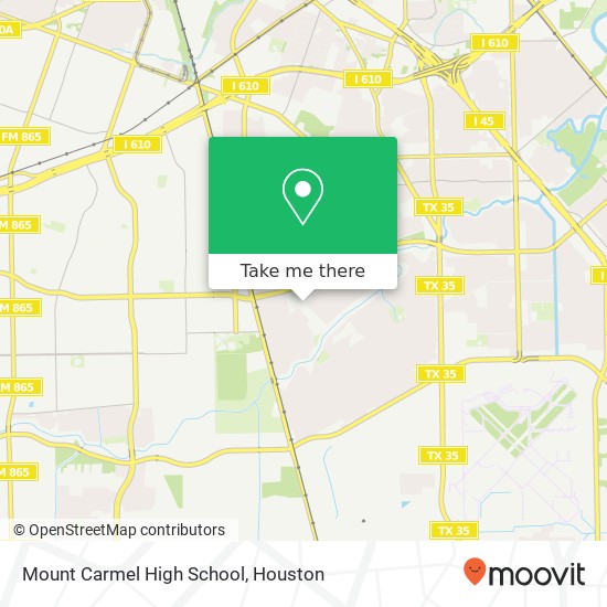 Mapa de Mount Carmel High School