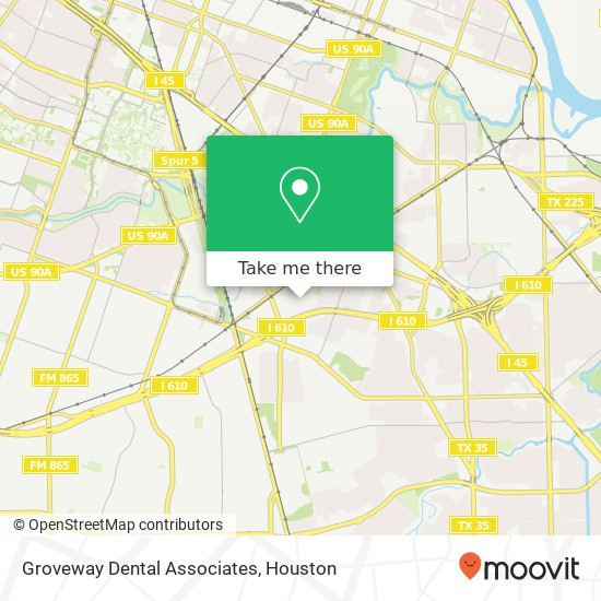 Groveway Dental Associates map