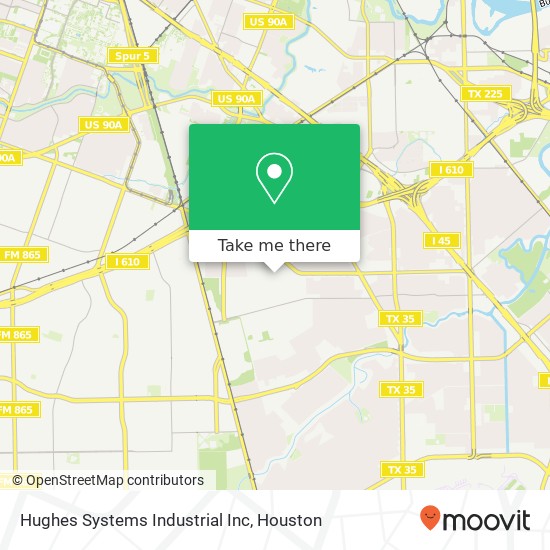 Hughes Systems Industrial Inc map