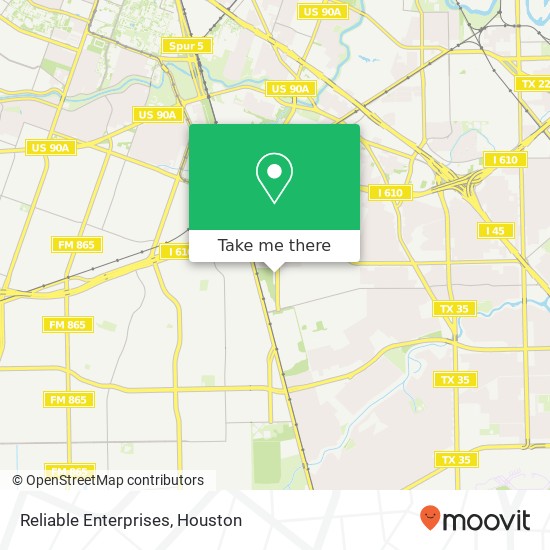 Reliable Enterprises map