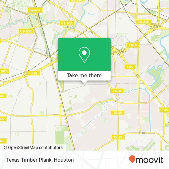 Texas Timber Plank map