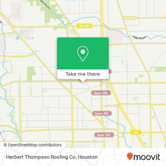 Mapa de Herbert Thompson Roofing Co