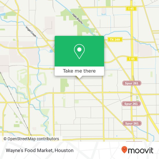 Mapa de Wayne's Food Market