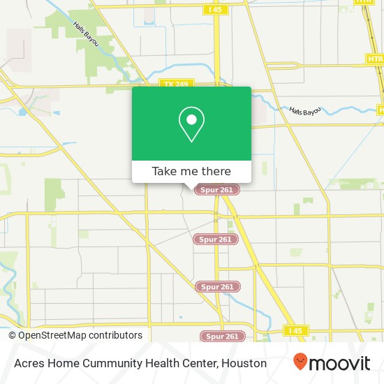 Mapa de Acres Home Cummunity Health Center