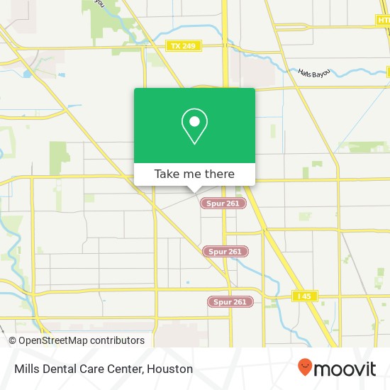 Mapa de Mills Dental Care Center