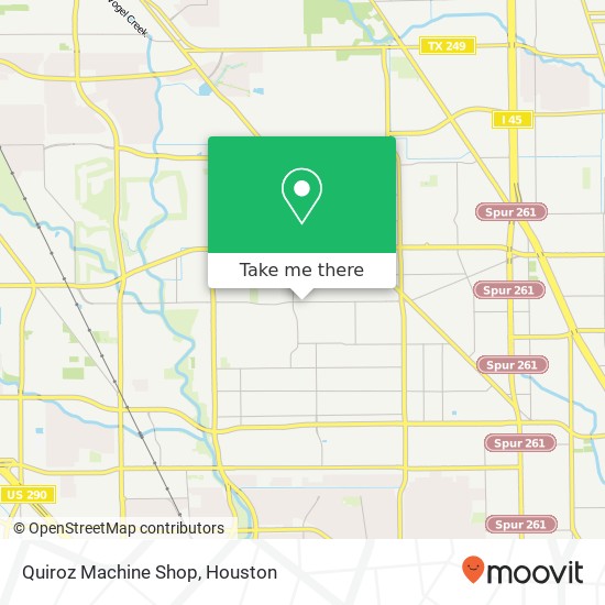 Mapa de Quiroz Machine Shop
