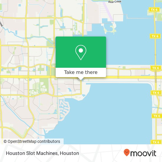 Mapa de Houston Slot Machines