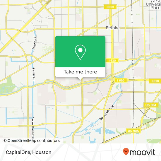 CapitalOne map