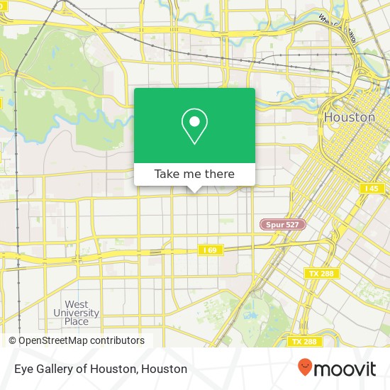 Eye Gallery of Houston map