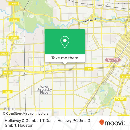 Mapa de Hollaway & Gumbert T Daniel Hollawy PC Jms G Gmbrt