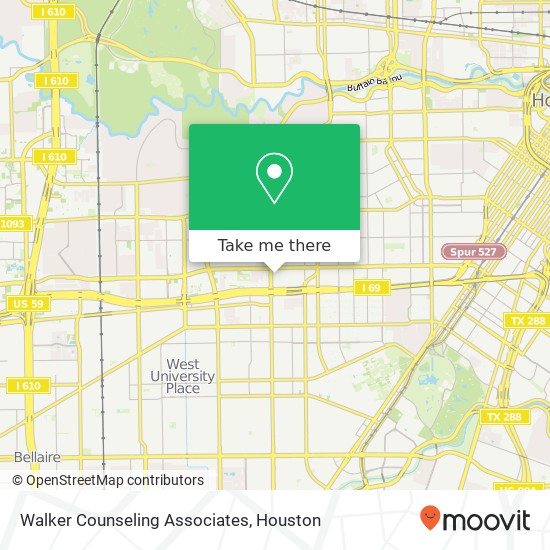 Walker Counseling Associates map